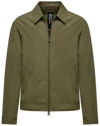 Bomboogie - Jassen ,Groen ,Katoen Jacket Collo Camicia - Lyst