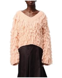 Genny - V-Neck Knitwear - Lyst