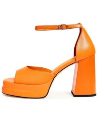 CESARE GASPARI - Klassische sandalen mit hohen absätzen und offener zehenpartie - Lyst