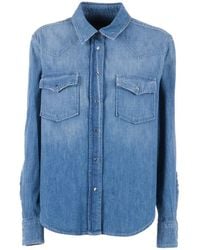 Dondup - Denim Shirts - Lyst