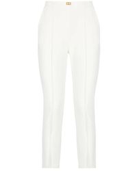 Elisabetta Franchi - Slim-Fit Trousers - Lyst