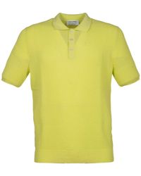 Gran Sasso - Limettengrünes tennis polo shirt - Lyst