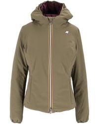K-Way - Jassen ,Groen ,Leer Lily St Warm Double Corto - Lyst