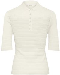 Gestuz - Egret Blouse Met Korte Mouwen - Lyst