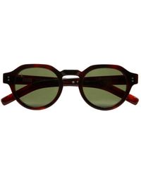 Kaleos Eyehunters - Oppenheimer sonnenbrille, ovaler rahmen, braun - Lyst