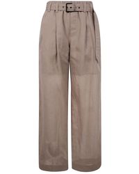 Brunello Cucinelli - Stylische Wide Leg Hose - Lyst