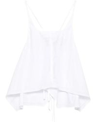 Low Classic - Sleeveless Flare Top - Lyst