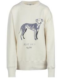 Autry - Baumwoll-sweatshirt mit frontprint - Lyst