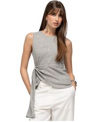 GUAJA. - Tops ,Grijs ,Mouwloze Tops - Lyst