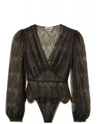 Twinset - Tops ,Zwart ,262Tp 274F Body - Lyst