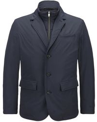 Milestone - Jassen ,Blauw ,Stijlvolle Jas Voor Speciale Gelegenheden - Lyst