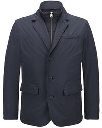 Milestone - Jassen ,Blauw ,Stijlvolle Jas Voor Speciale Gelegenheden - Lyst