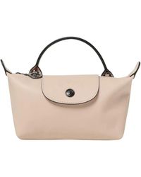 Longchamp - Elegante Tas Met Handvat Aan De Bovenkant En Klepsluiting Voor Dagelijks Gebruik - Lyst