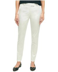 Brooks Brothers - Slim-Fit Trousers - Lyst