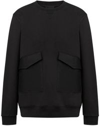 Dondup - Hoodies & Sweatvesten ,Zwart ,Katoen Felpa Girocollo Regular - Lyst