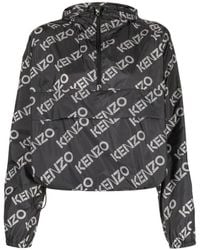 KENZO - Logo-print Jacket - Lyst