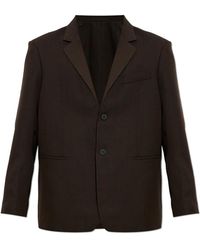 Studio Nicholson - Jassen ,Bruin ,Katoen Roversi Wool Blazer - Lyst