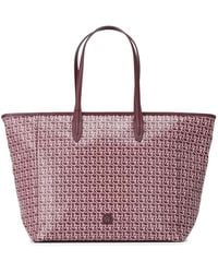 Aigner - Leder Shopper Tasche Mit Reißverschluss - Lyst