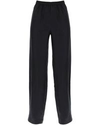 Loulou Studio - Trousers > straight trousers - Lyst