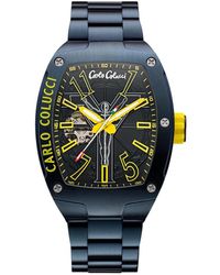 carlo colucci - Edelstahl Uhr Mit Faltschließe - Lyst