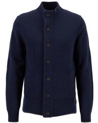 Barbour - Essential Elbow-Patch Cardigan - Lyst
