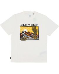 Element - Egret Tee Korte Mouw Katoen - Lyst