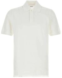 Fedeli - Tops ,Wit ,Katoen Piquet Polo Shirt - Lyst