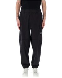 EA7 - Straight Trousers - Lyst