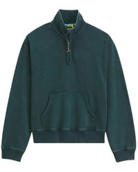 Vans - Otw Quarter-Zip Pouch Pocket Sweatshirt - Lyst