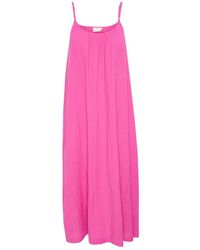 Kaffe - Roze Strap Jurk - Lyst