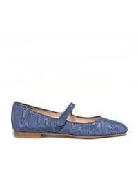 PROSPERINE® - Moirè jeans sandale mit ledersohle - Lyst