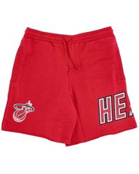 Mitchell & Ness - Korte Broeken ,Rood ,Nba -Speldag Franse Terry Shorts Hardwood - Lyst