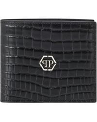 Philipp Plein - Leder French Wallet Cocco - Lyst