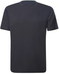 Emporio Armani - Tops ,Blauw ,Katoen T-Shirts En Polo's Blauw - Lyst