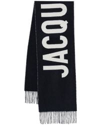 Jacquemus - Scarf With Embroidered Logo - Lyst