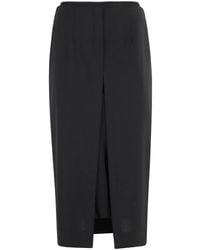 Semicouture - Midi Skirts - Lyst