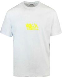 MSGM - T-Shirts - Lyst