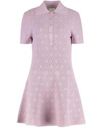 Givenchy - Kleid Aus Monogramm-Jacquard - Lyst
