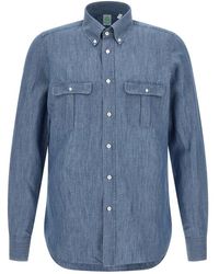 Finamore 1925 - Denim Shirts - Lyst