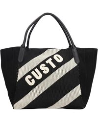 Custoline - Tassen ,Zwart ,Leer Tote Bag - Lyst