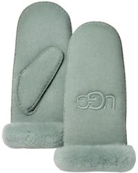 UGG - Sheepskin Embroider Mitten - Lyst