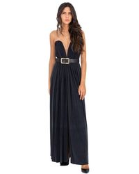 Elisabetta Franchi Long Dress - Zwart