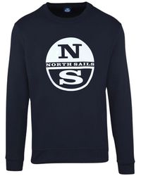 North Sails - Baumwollmischung rundhalsausschnitt sweatshirt - Lyst
