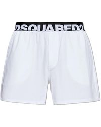 DSquared² - Cotton Boxer Briefs Met Logo - Lyst