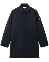 Stone Island - Single-Breasted Coats - Lyst
