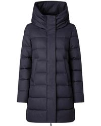 Save The Duck - Blaue steppjacke für männer - Lyst
