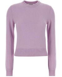 Jil Sander - Truien & Vesten ,Paars ,Cn Ls Jumper - Lyst