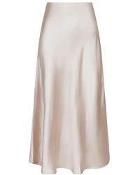 Neo Noir - Rokken ,Polyester Bovary Midi Rok - Lyst
