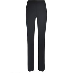 Pinko - Eleganti pantaloni neri a vita alta e leggermente svasati - Lyst