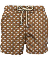 MC2 Saint Barth - Badmode ,Bruin ,Polyester Lighting Micro Fantasy Ultralight Zwemkleding - Lyst